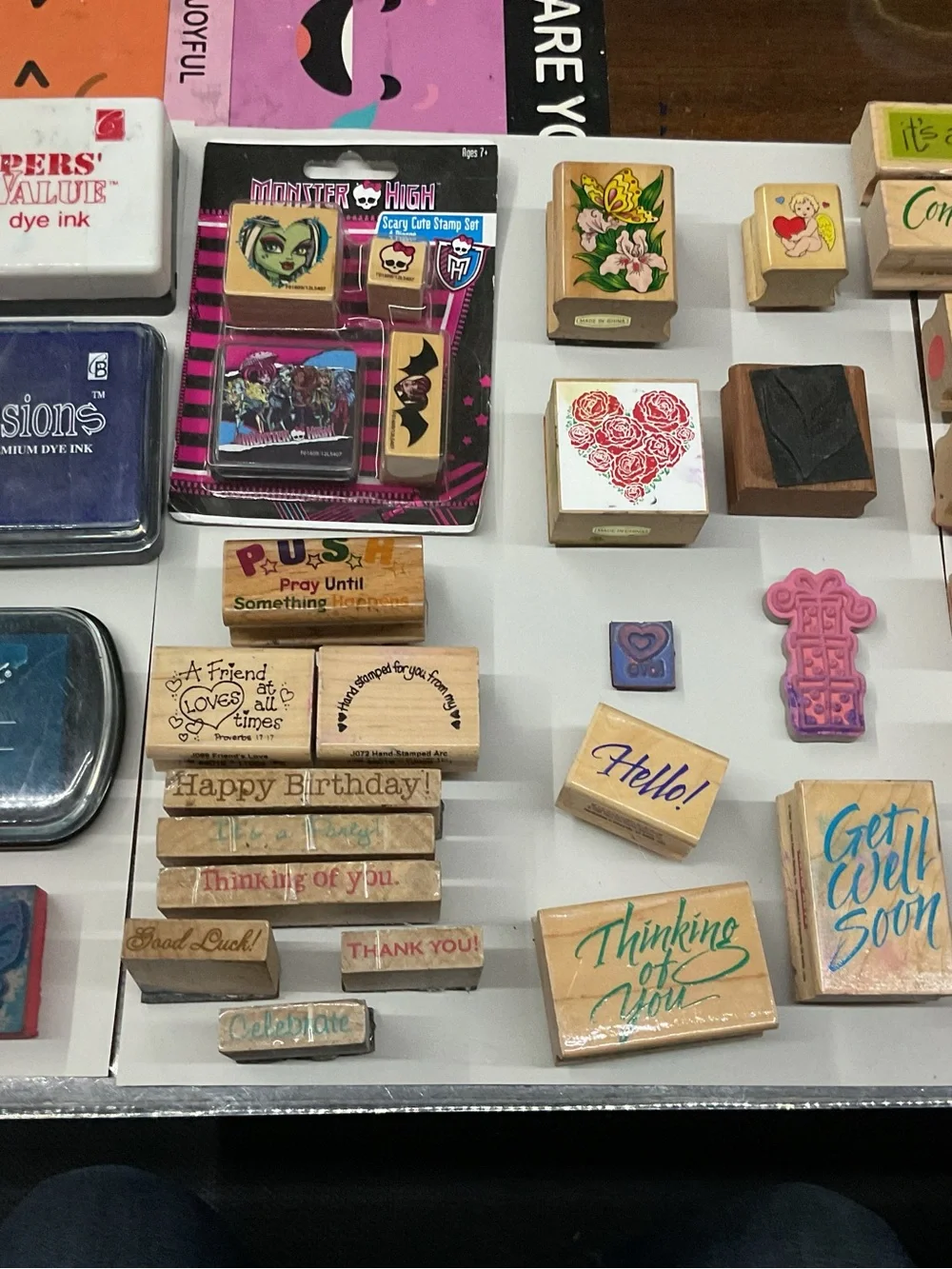 Wooden Stamp Set (Assorted 72 pcs) Scrapbooking